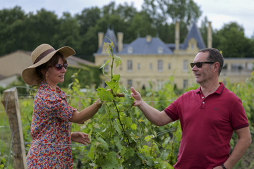 dégustation de vin dans le haut-médoc